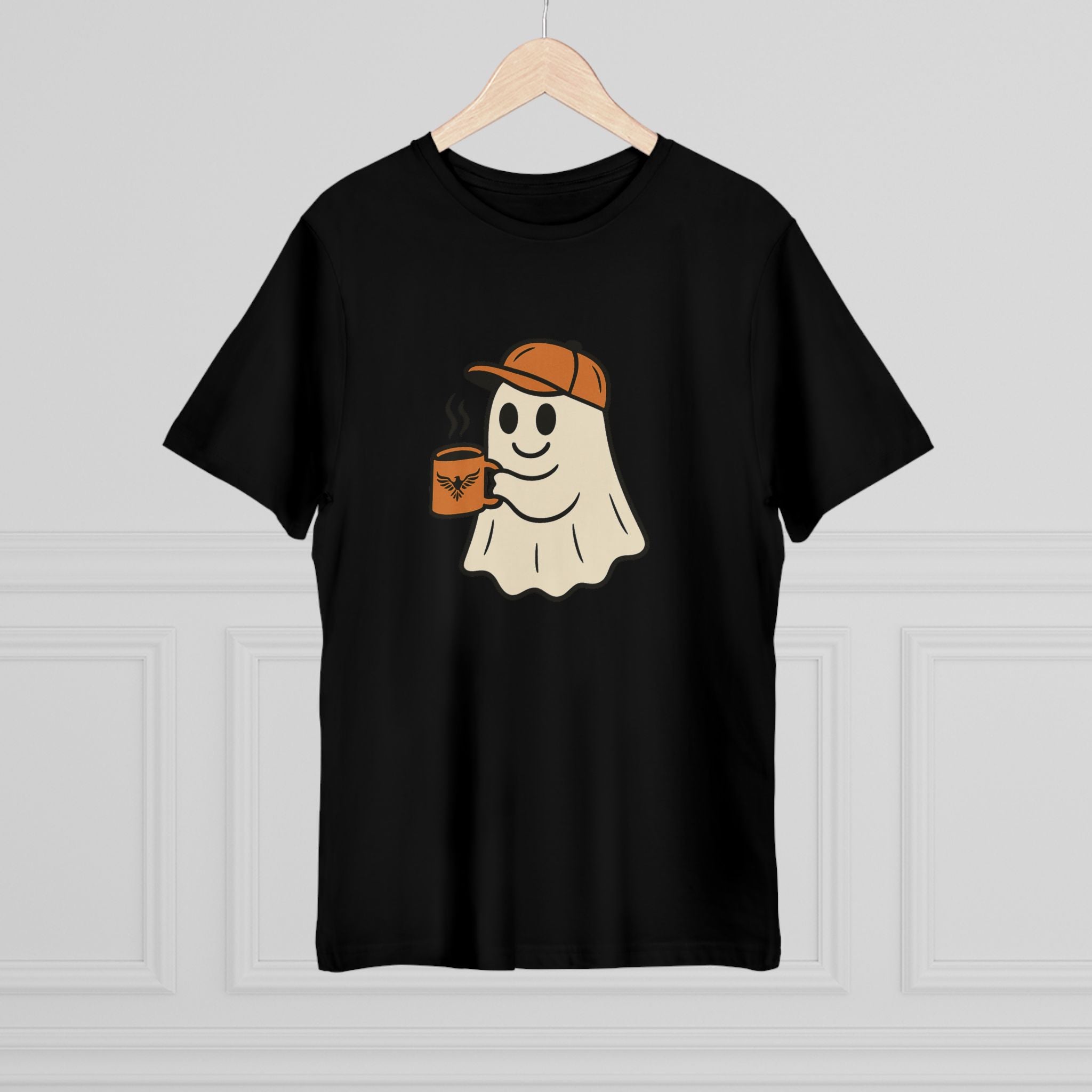 Fun Halloween Tee, Autumn Fashion, Casual Wear, Gift for Coffee Lovers, Spooky Vibes