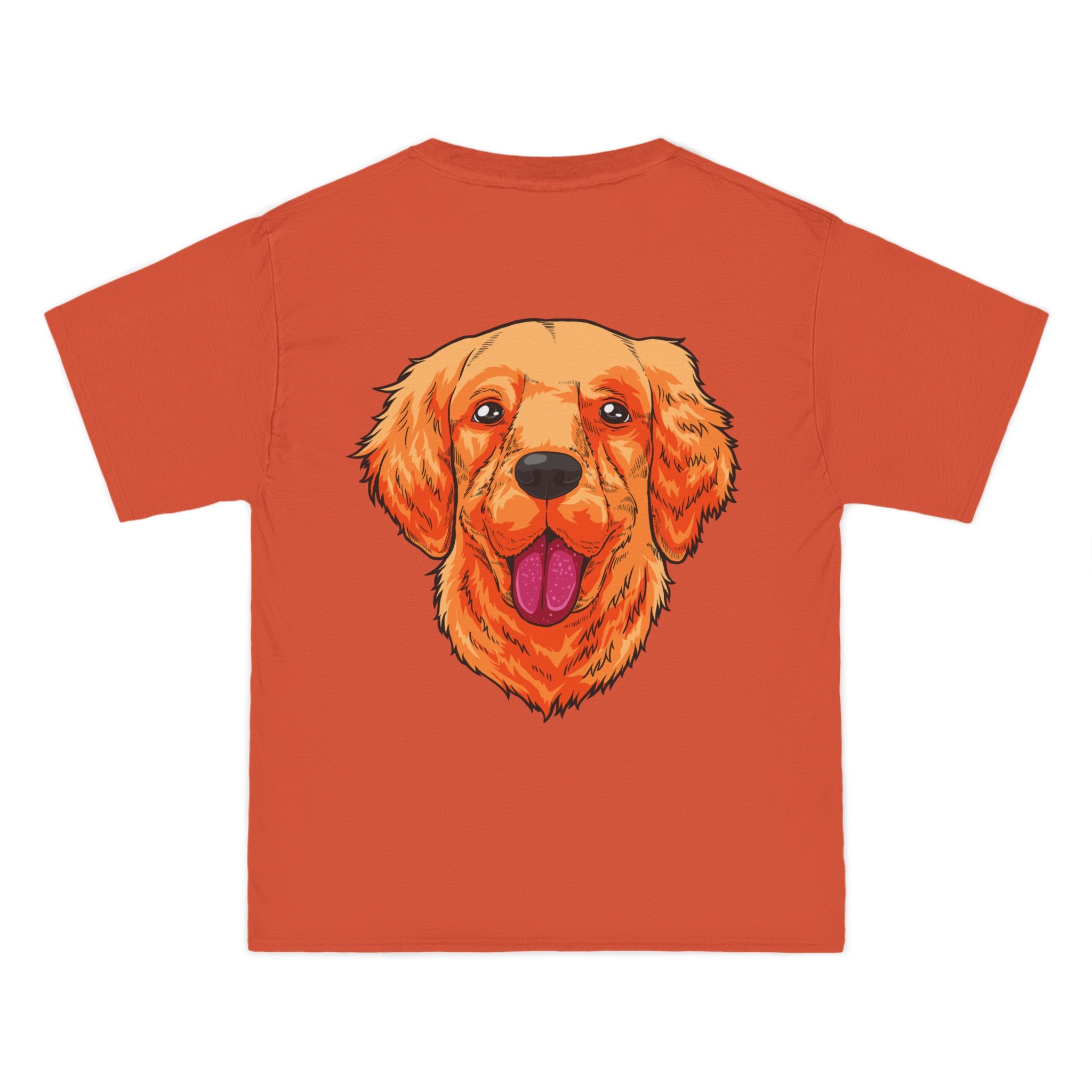 White Jeep x Golden Retriever Beefy-T®  Short-Sleeve T-Shirt