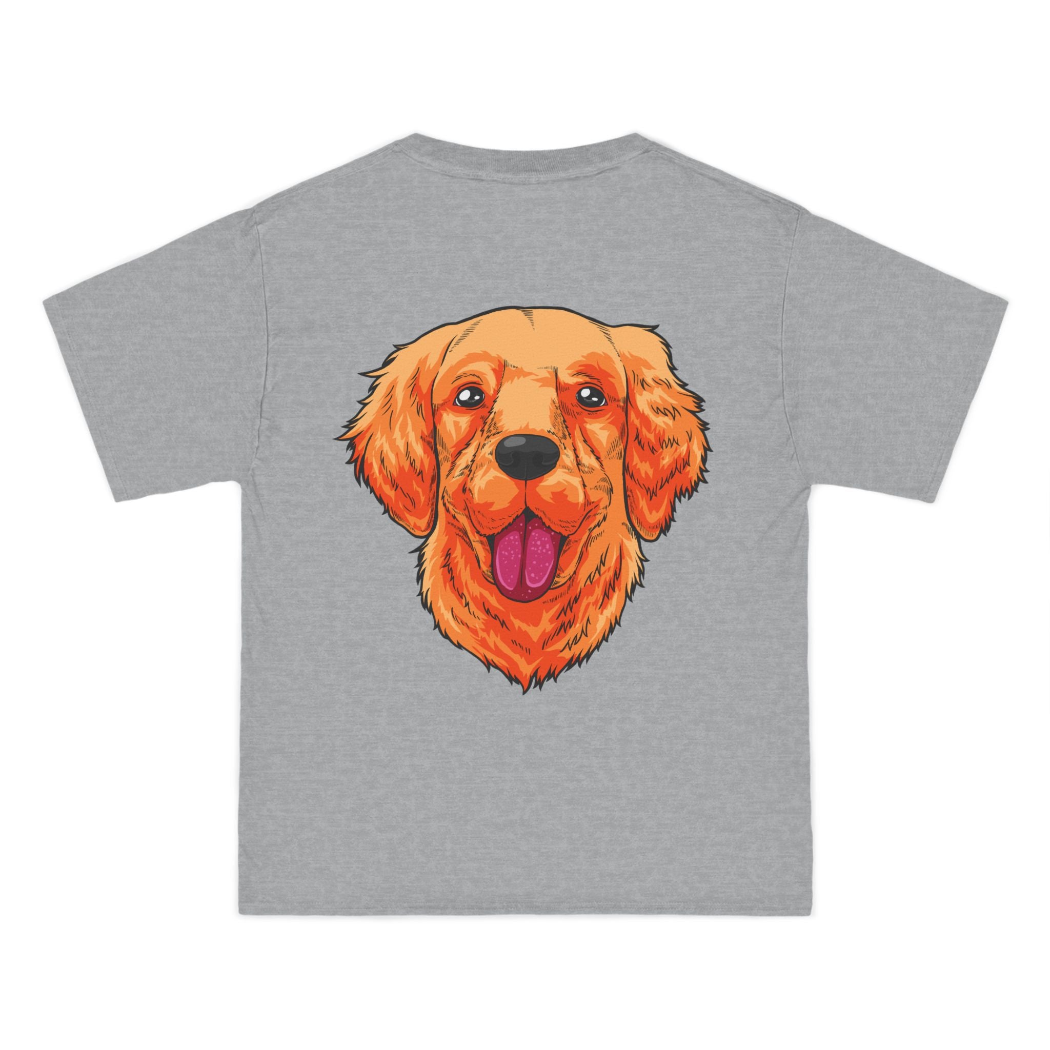 Blue Jeep x Golden Retriever Beefy-T®  Short-Sleeve T-Shirt