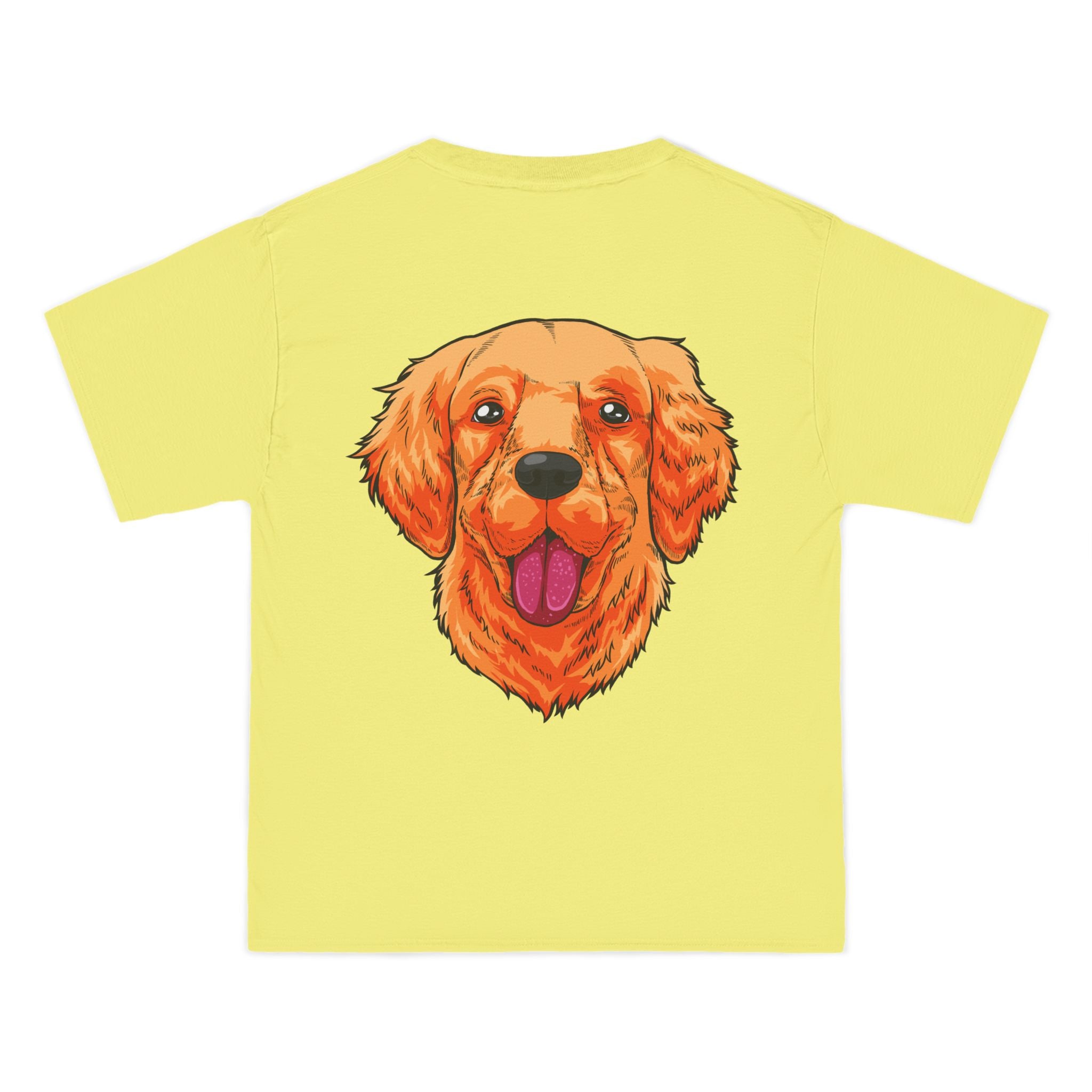 White Jeep x Golden Retriever Beefy-T®  Short-Sleeve T-Shirt