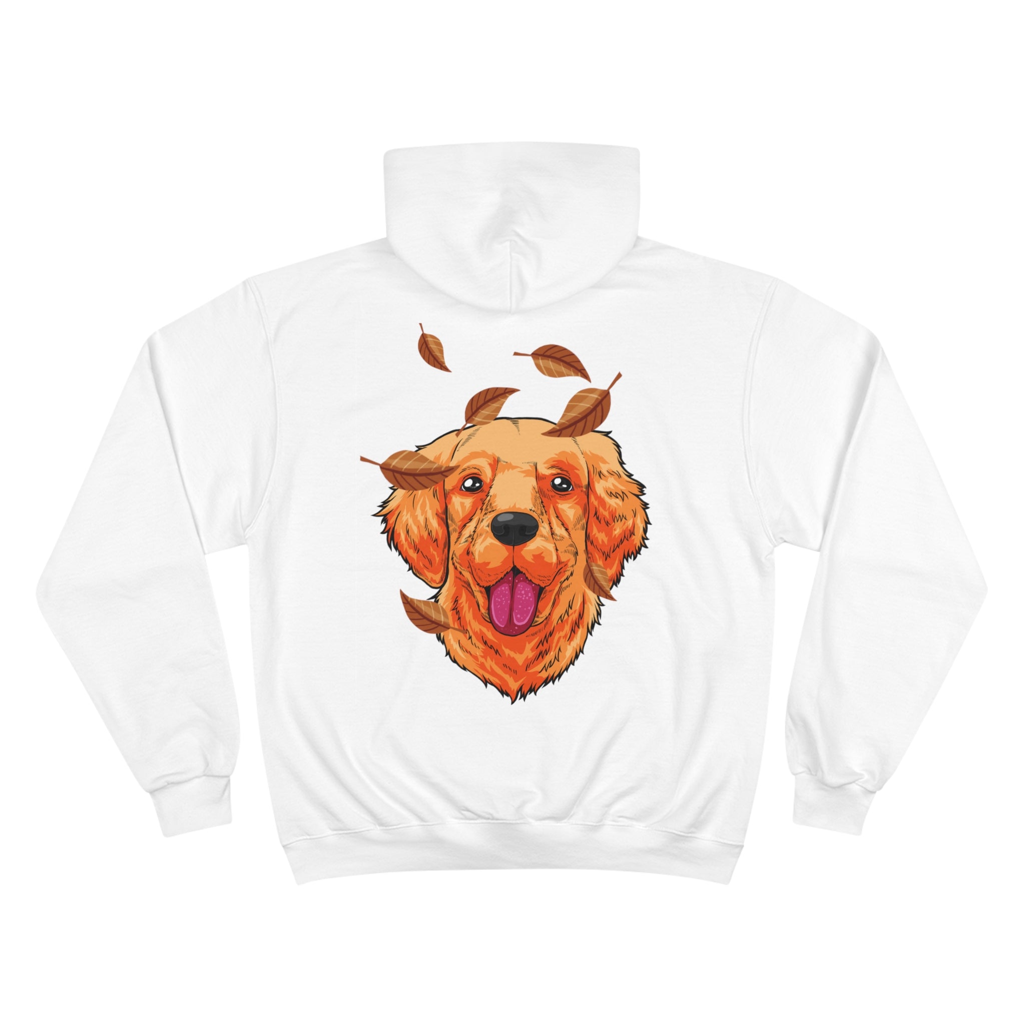 Autumn-Thanksgiving White Jeep x Golden Retriever Champion Hoodie