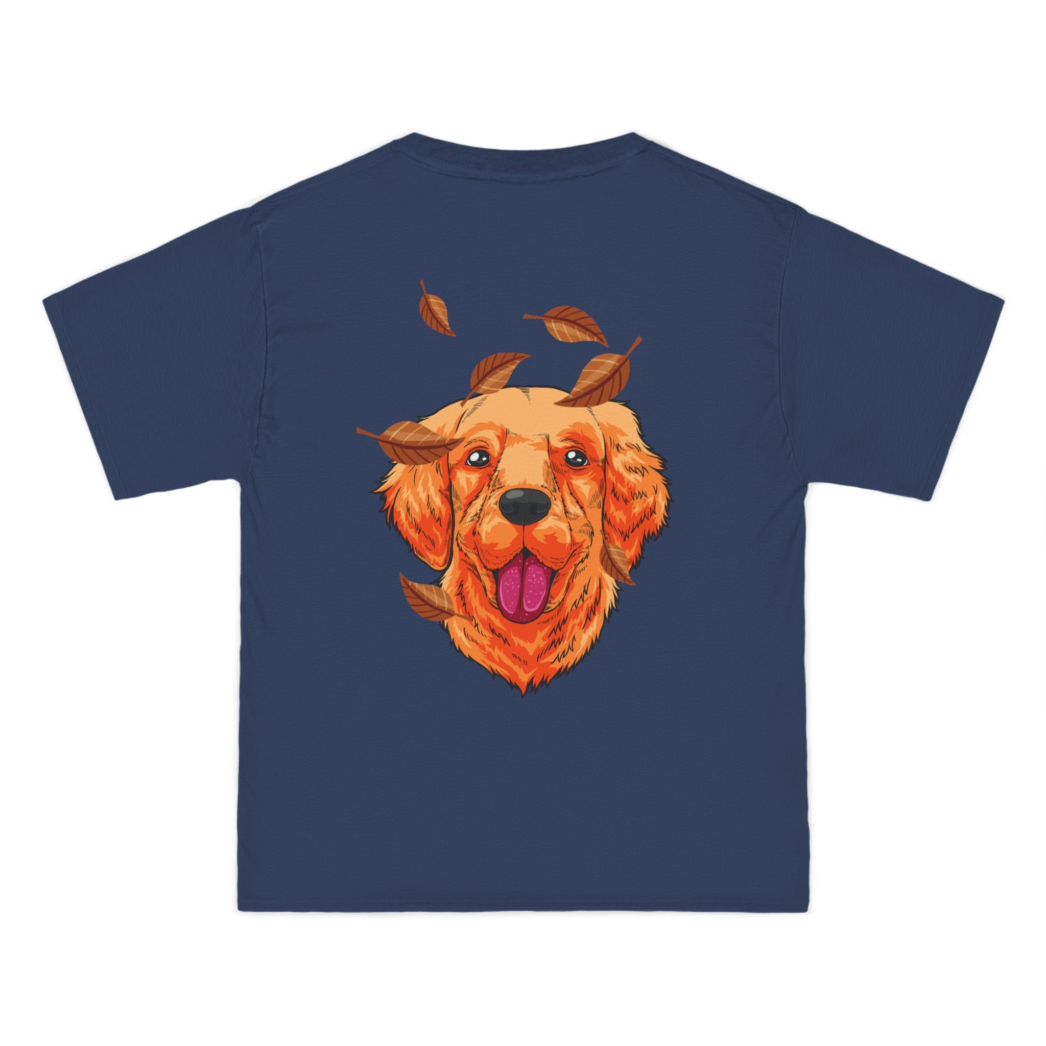 Fall Blue Jeep x Golden Retriever Beefy-T®  Short-Sleeve T-Shirt