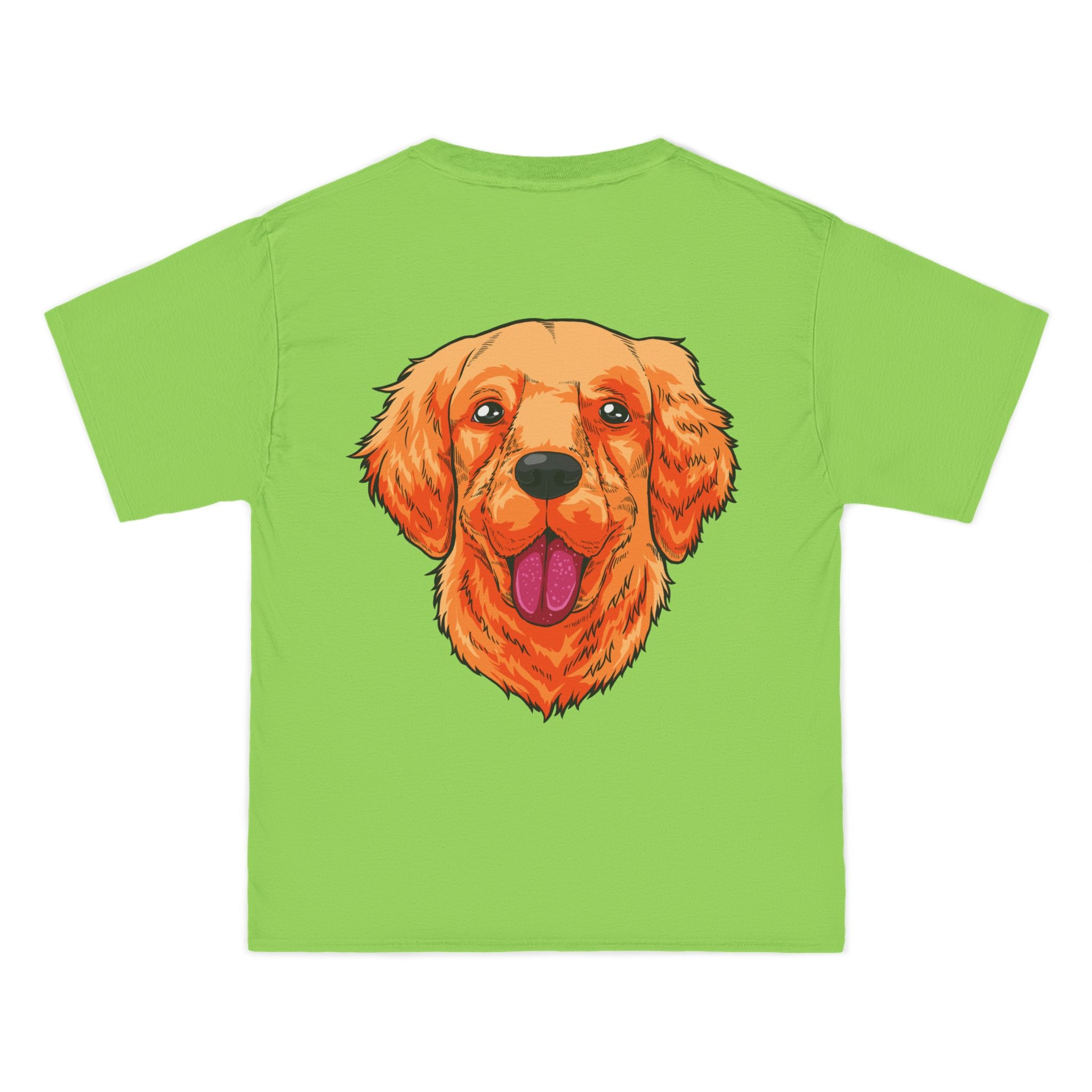 White Jeep x Golden Retriever Beefy-T®  Short-Sleeve T-Shirt