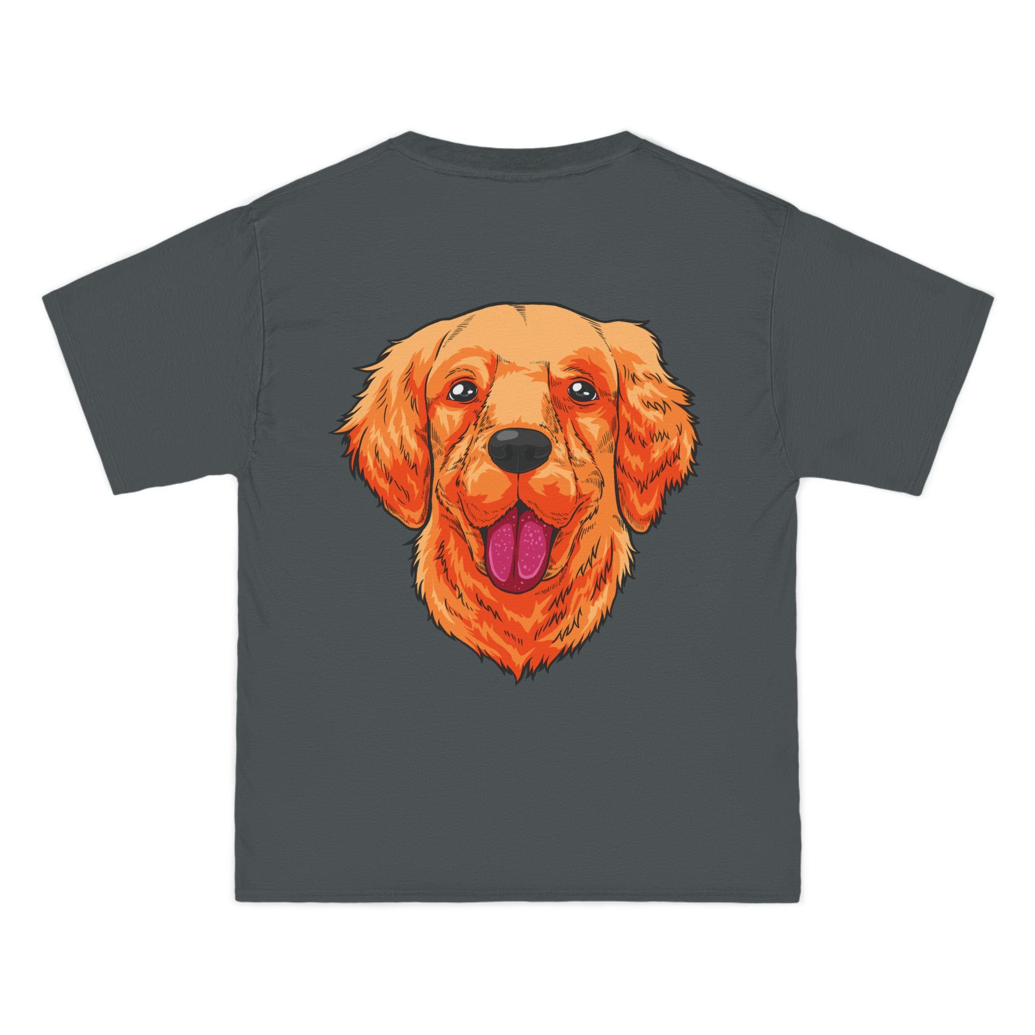 Red Jeep x Golden Retriever Beefy-T®  Short-Sleeve T-Shirt