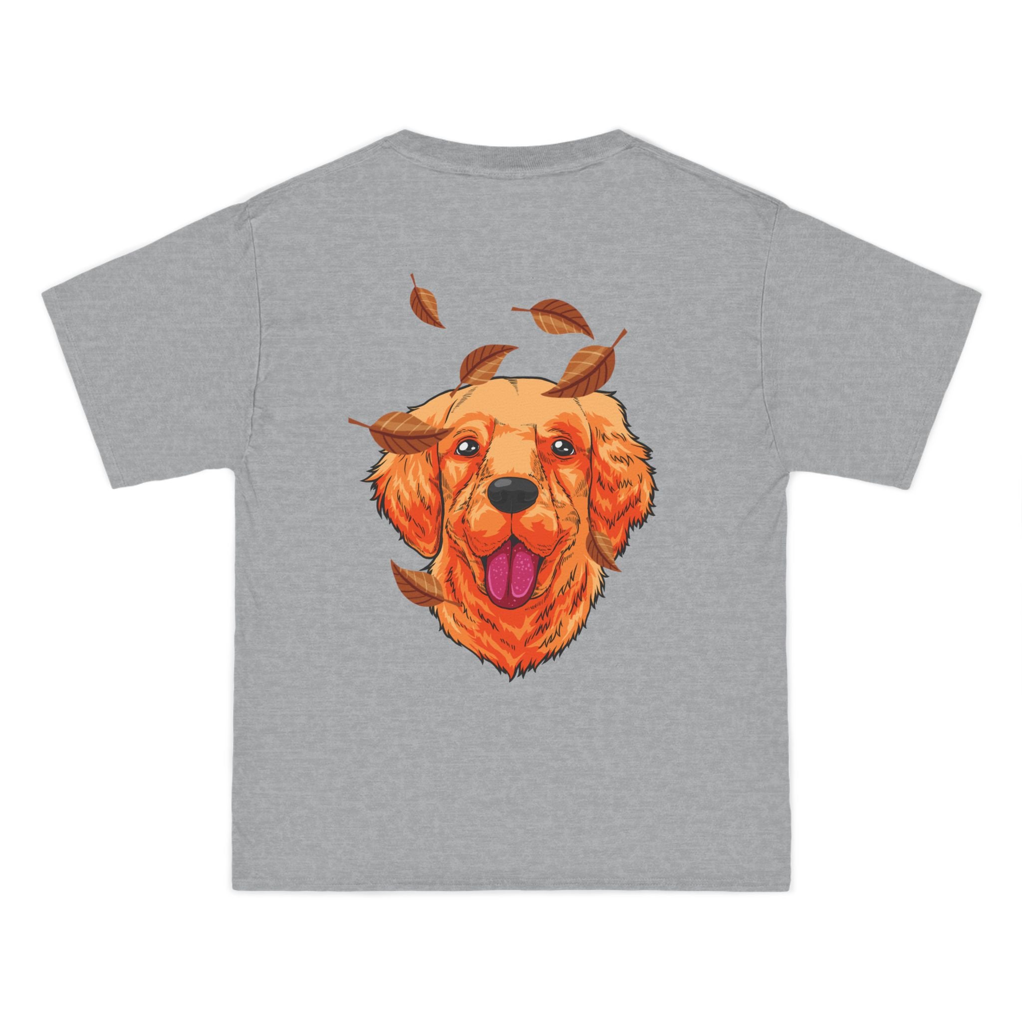 Fall Blue Jeep x Golden Retriever Beefy-T®  Short-Sleeve T-Shirt