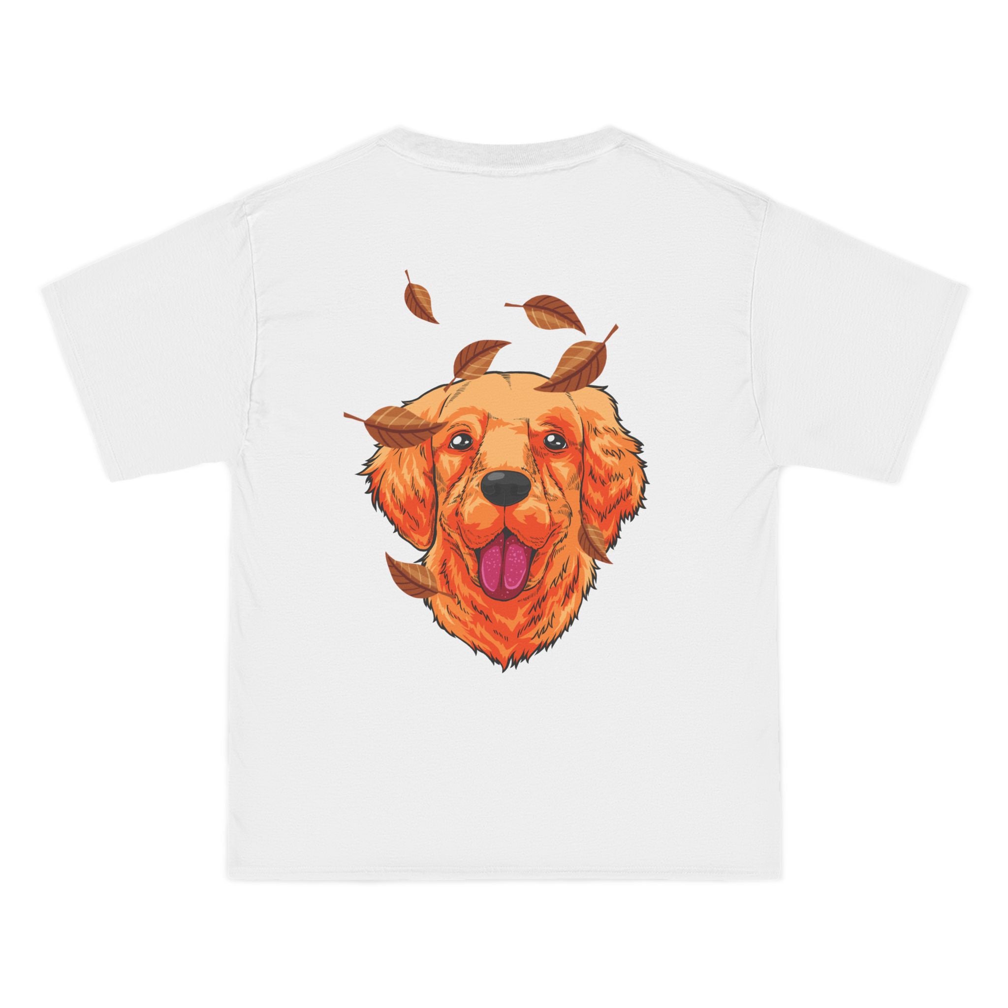 Fall Blue Jeep x Golden Retriever Beefy-T®  Short-Sleeve T-Shirt