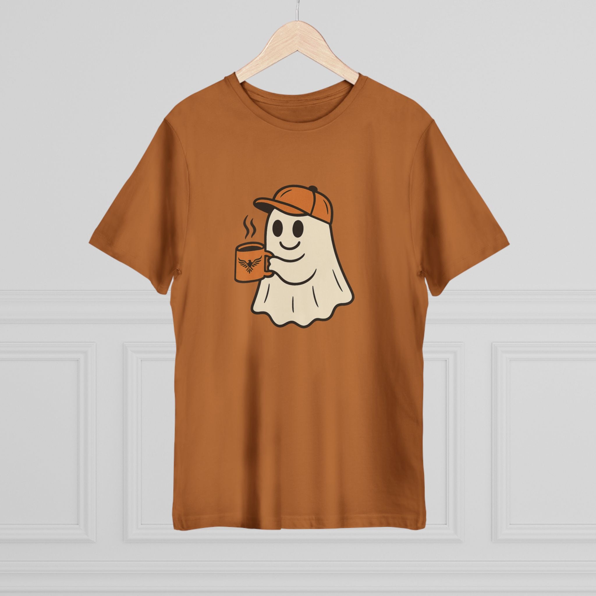 Fun Halloween Tee, Autumn Fashion, Casual Wear, Gift for Coffee Lovers, Spooky Vibes