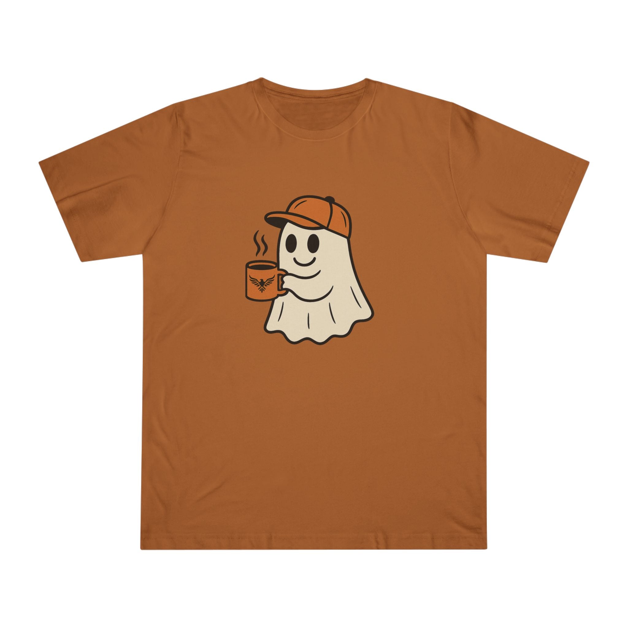 Fun Halloween Tee, Autumn Fashion, Casual Wear, Gift for Coffee Lovers, Spooky Vibes