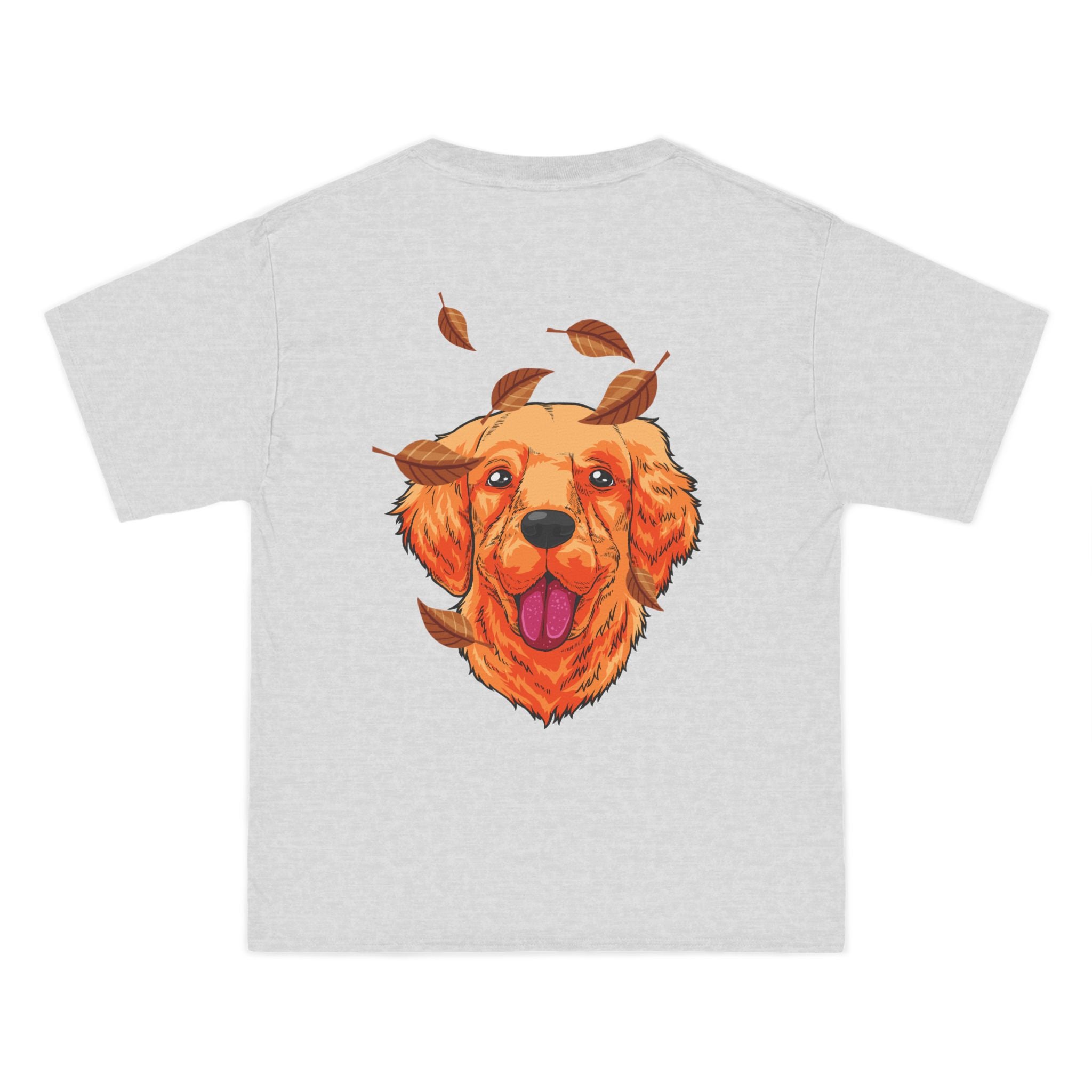 Fall Blue Jeep x Golden Retriever Beefy-T®  Short-Sleeve T-Shirt