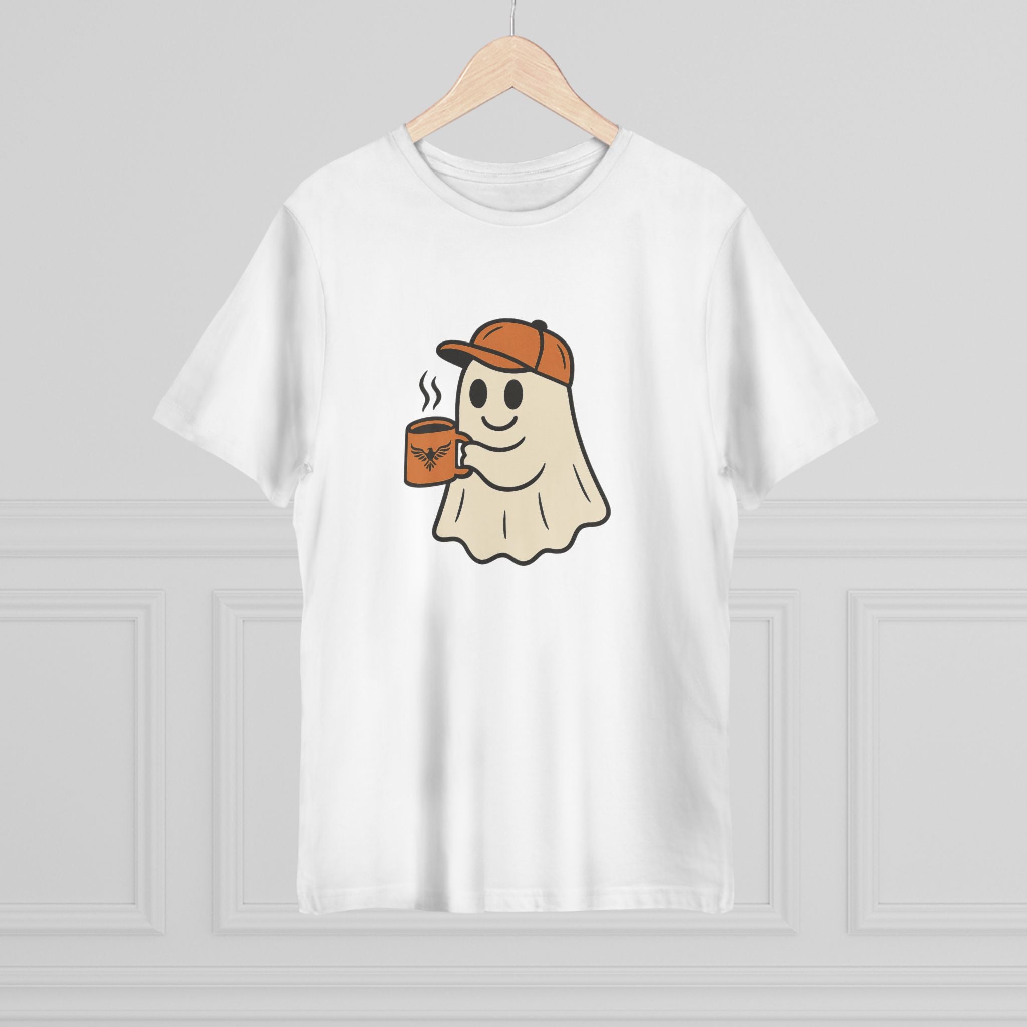 Fun Halloween Tee, Autumn Fashion, Casual Wear, Gift for Coffee Lovers, Spooky Vibes