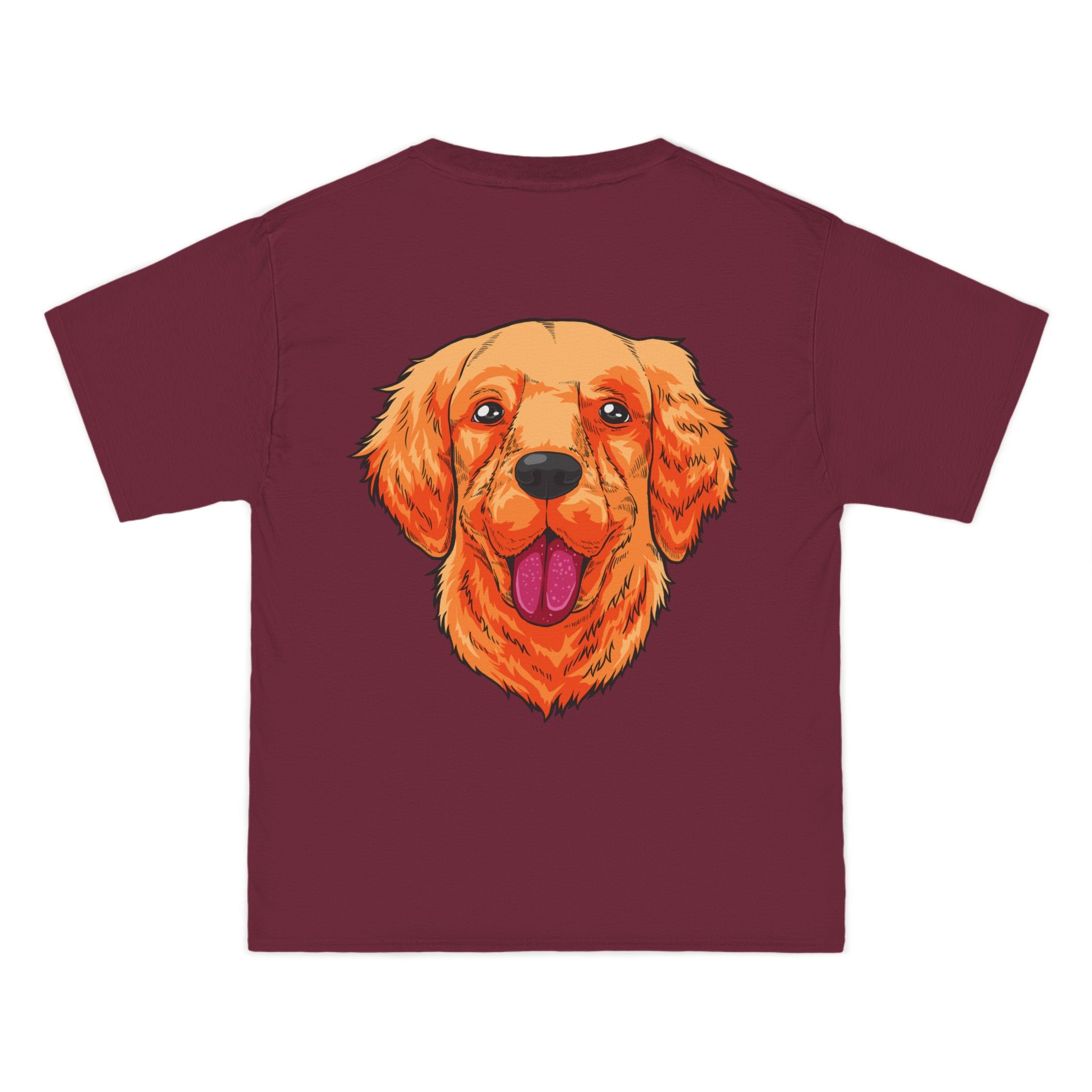 White Jeep x Golden Retriever Beefy-T®  Short-Sleeve T-Shirt