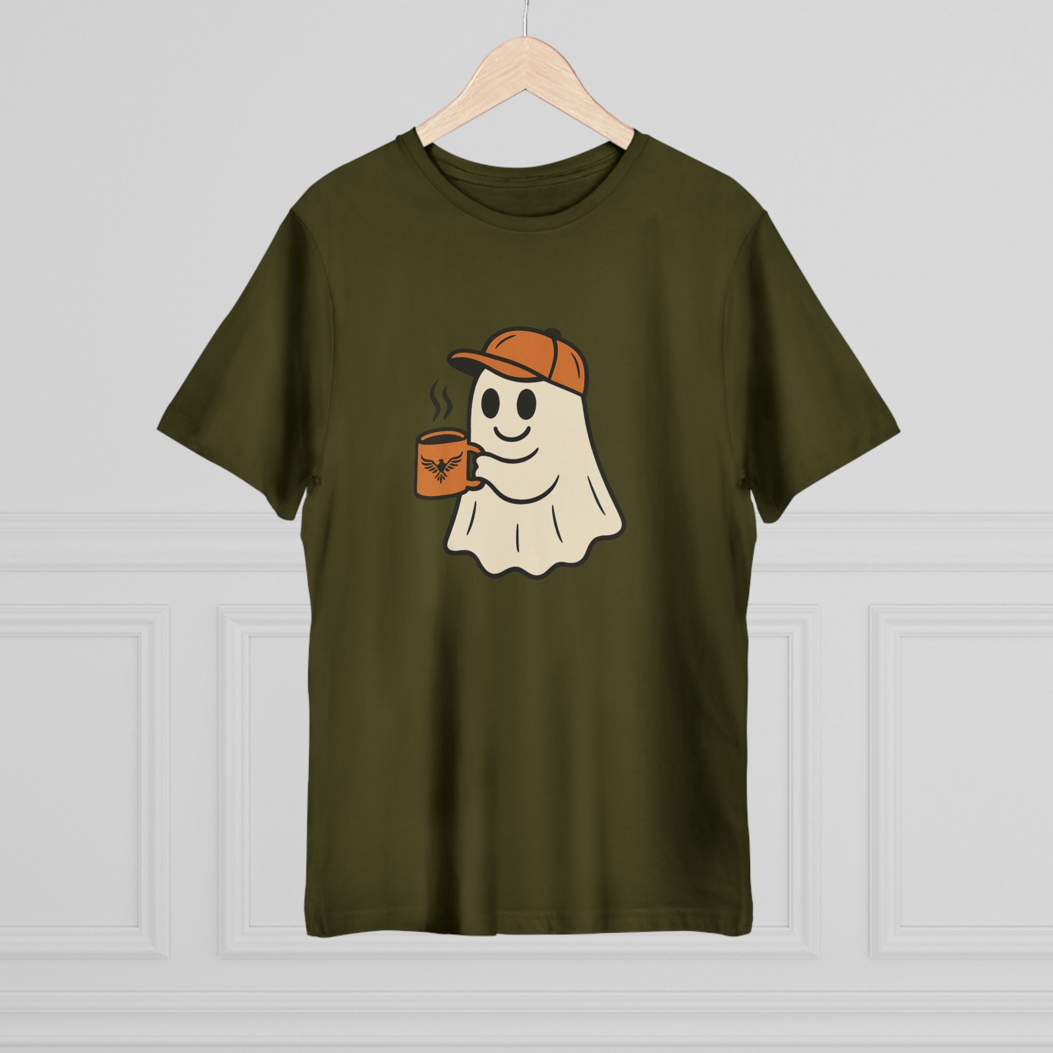 Fun Halloween Tee, Autumn Fashion, Casual Wear, Gift for Coffee Lovers, Spooky Vibes